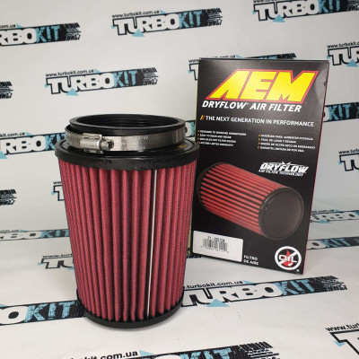 Фильтр воздушный нулевого сопротивления AEM 21-2057DK сухого типа 102 мм